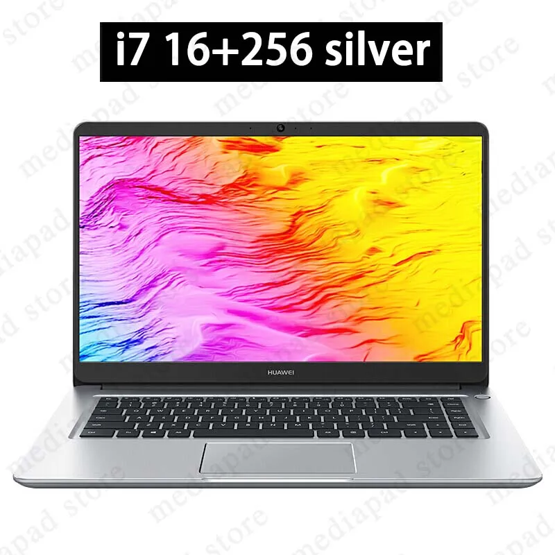 huawei MateBook D 15,6 дюймов ips ноутбук Windows 10 Intel i5-8250U/i7-8550 cpu 8 Гб DDR4 128 Гб SSD FHD 1920x1080 ноутбук - Цвет: i7 16G 256G silver