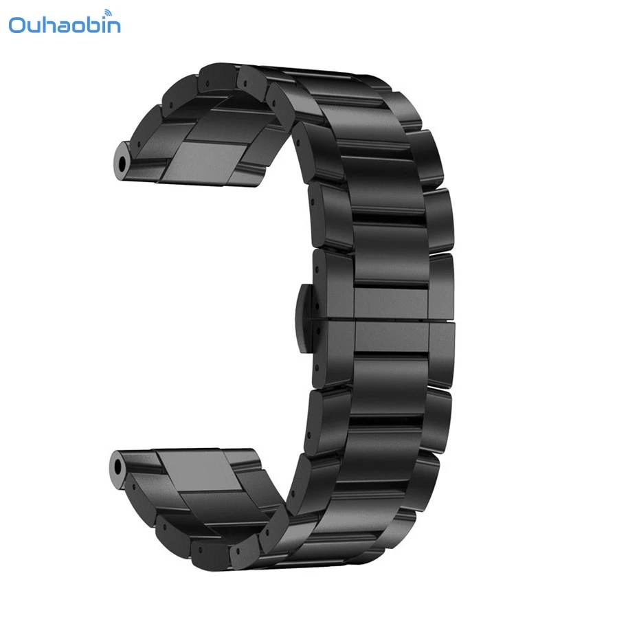 

Ouhaobin Smart Accessories Fashion Titanium Steel Bracelet Wrist Strap Smart Watch Band For Garmin Fenix 5X GPS Straps Nov22