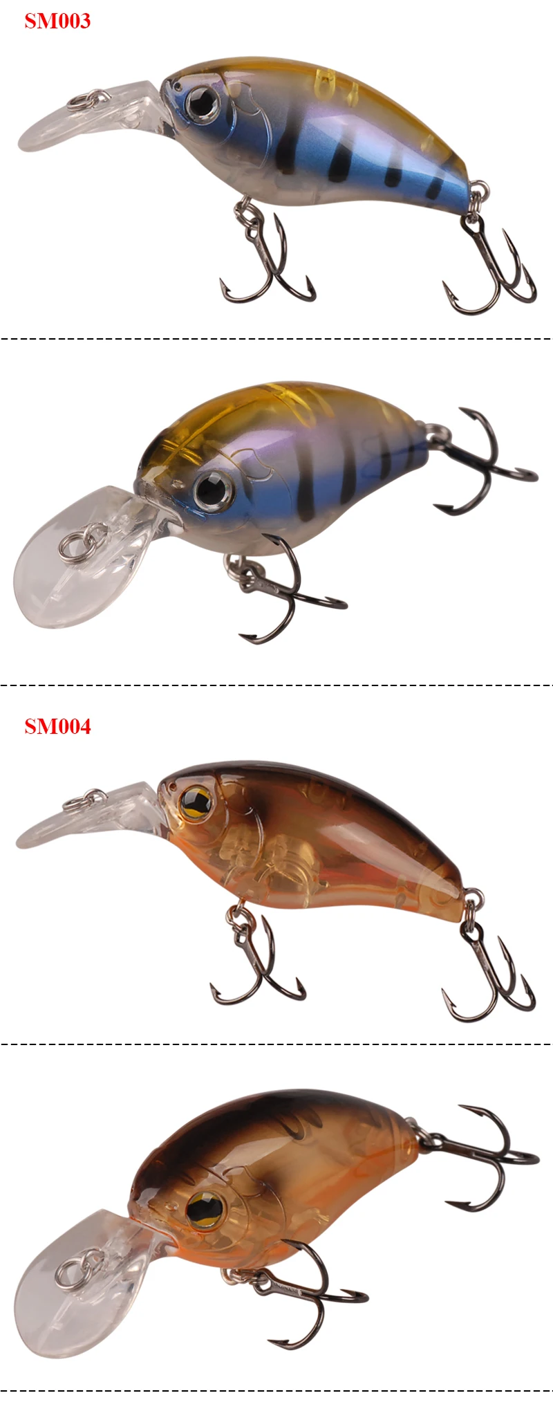 Flutuante para a Pesca da Carpa Inteligente Flutuante Crankbait 4.8 cm 8.2g 0.6 m Isca Artificial Pesca Peche Leurre Wobblers Swimbait 13 High Quality Esporte e Lazer
