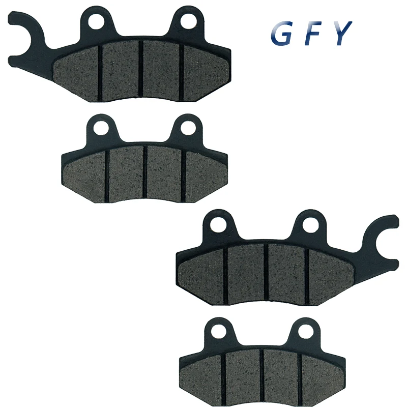 semi-metallic 4x4 1993-1999 4x4 1989-2005 // KLF400 B1-B7 Bayou AHL Motorcycle Front Brake Pads Set for Kawasaki KLF300 C1-C17 Bayou