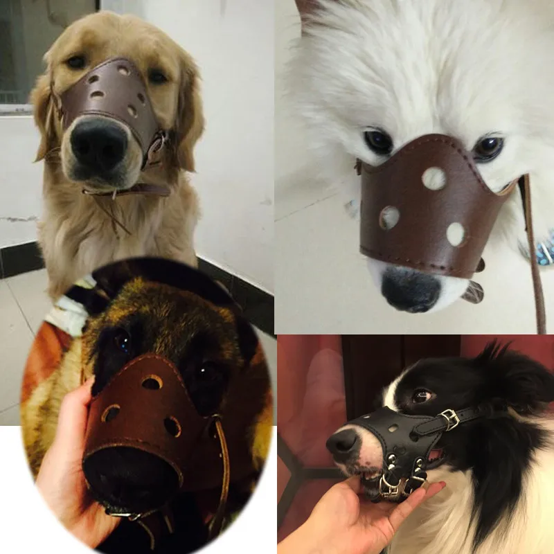 Soft-PU-Leather-Adjustable-Muzzles-for-Dog-Anti-Bark-Bite-Grooming-Training-Mouth-Cover-Pet-Outdoor (4)