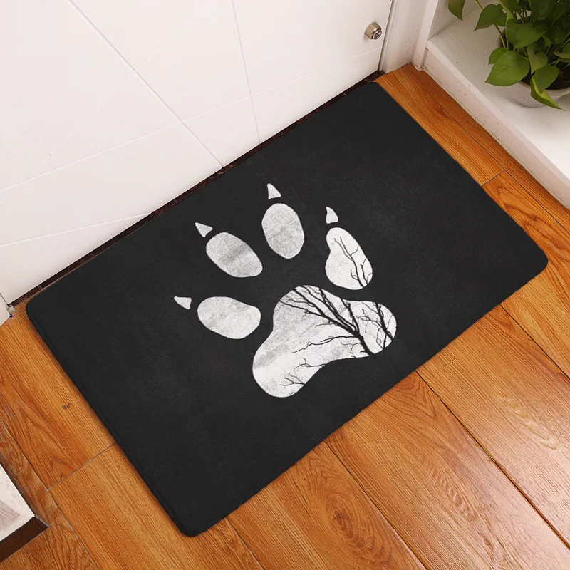 

CAMMITEVER Paws Wolf Fox Bugs Pigeon Animals Bedroom Rugs Carpets Classic Study Floor Mat Coffee Table Area Home Decoration