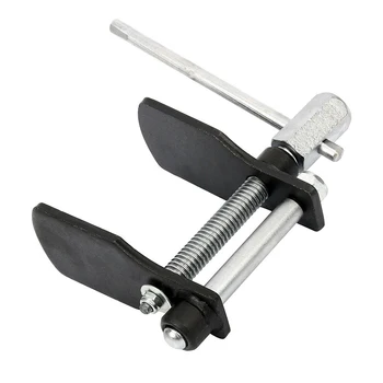 

Car Caliper Piston Compressor Installation Adjustable Blackened Steel Spreader Plates T-bar Disc Brake Pad Spreader Tool