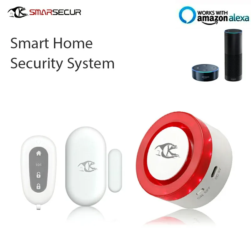 WIFI Smart Siren Door Alarm Sensor For Home Security System | Безопасность и защита