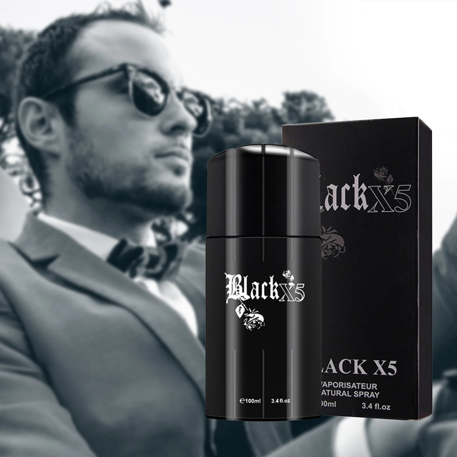 

100ml Natural body aroma Men body fragrance Atomizer Long Lasting Refreshing Floral Men's Cologne Fragrance face care