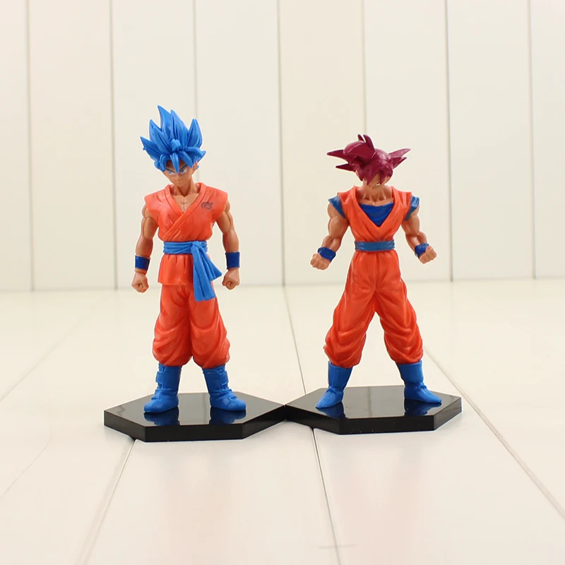 10-14 см 6 шт./лот Dragon Ball Z Super Saiyan Son Goku Vegeta Frieza Piccolo Cell Beerus ПВХ фигурка Модель Коллекция игрушек