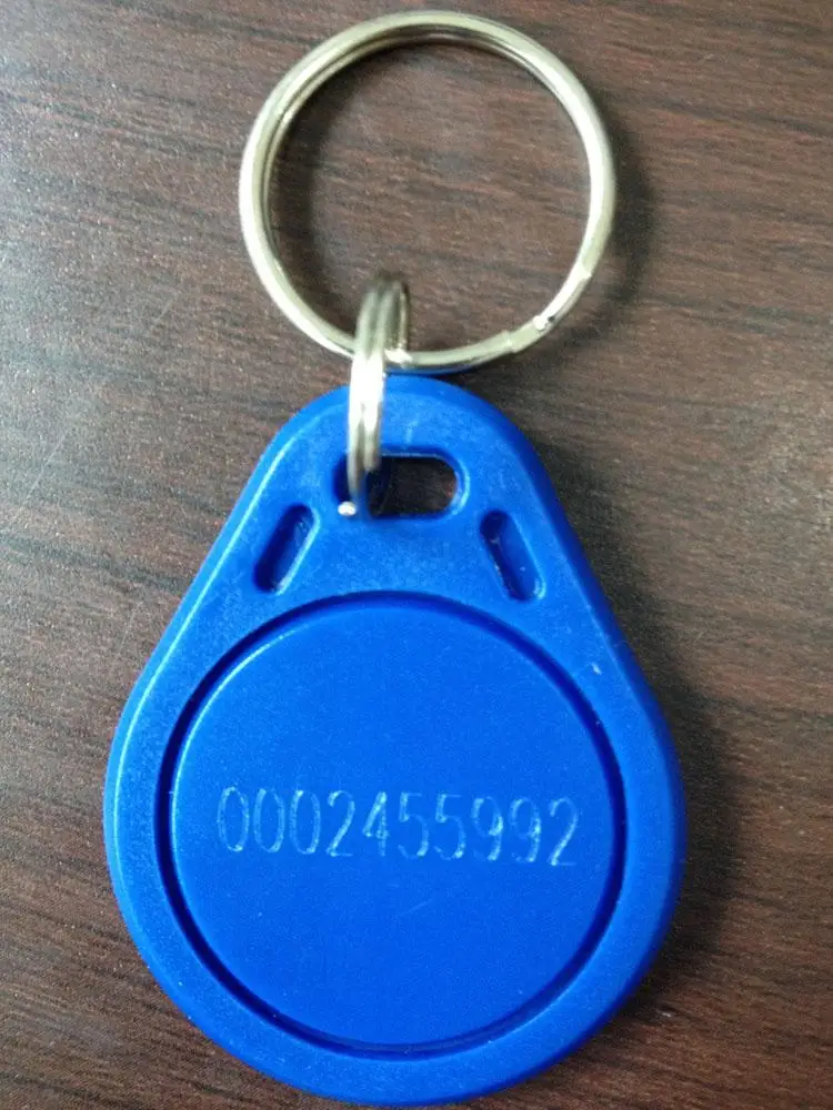 blue key card
