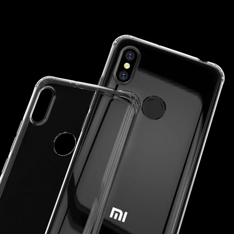 

Protector Cases For Xiaomi Redmi note 6 Pro Global version smartphone Soft Cover Shell Gradient color Silicone case Fundas