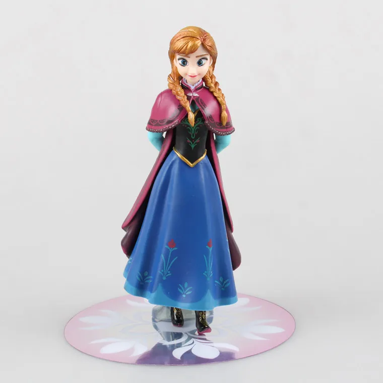 Disney frozen 14.5cm Queen Elsa Anna action figure Model Anime Doll Decoration PVC Collection Figurine Toys model for children
