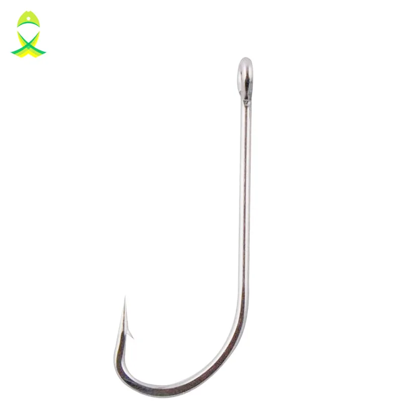 JSM 30pcs 34007 Stainless Steel Fishing Hooks Long Shank Saltwater Carp