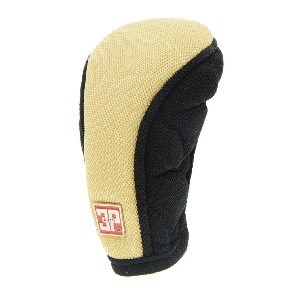 

Black Beige Anti-slip Nylon Gear Shift Knob Cover for Car