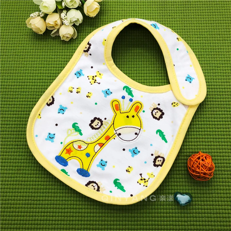 1 шт. Детский водонепроницаемый нагрудник с мультяшным оленем|burp cloth|bandana baberobaby bibs