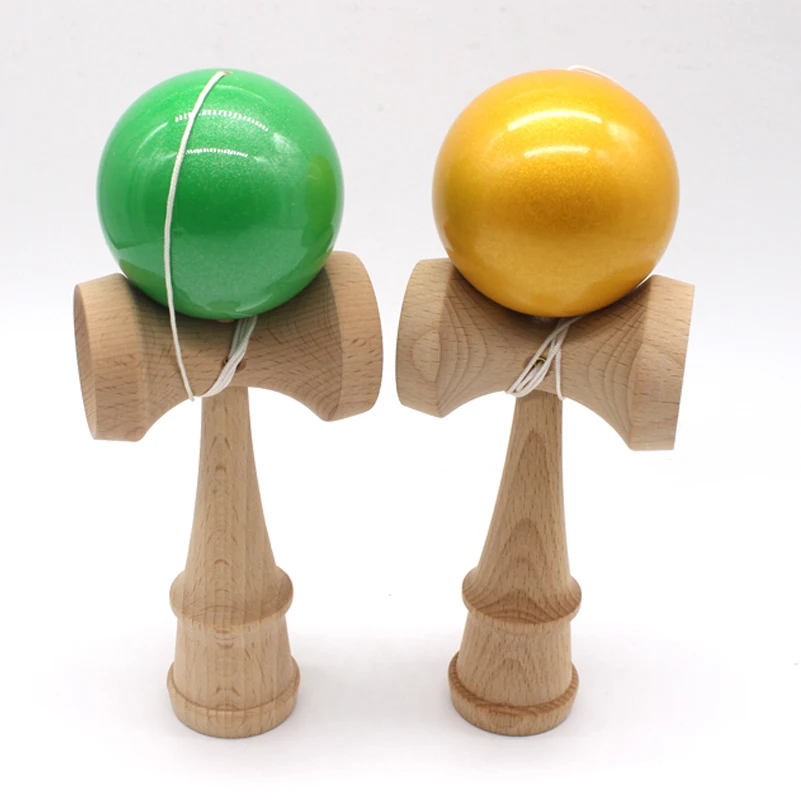 Abbyfrank Pearl Wooden Kendama Japanese Traditional Game Toy Wooden