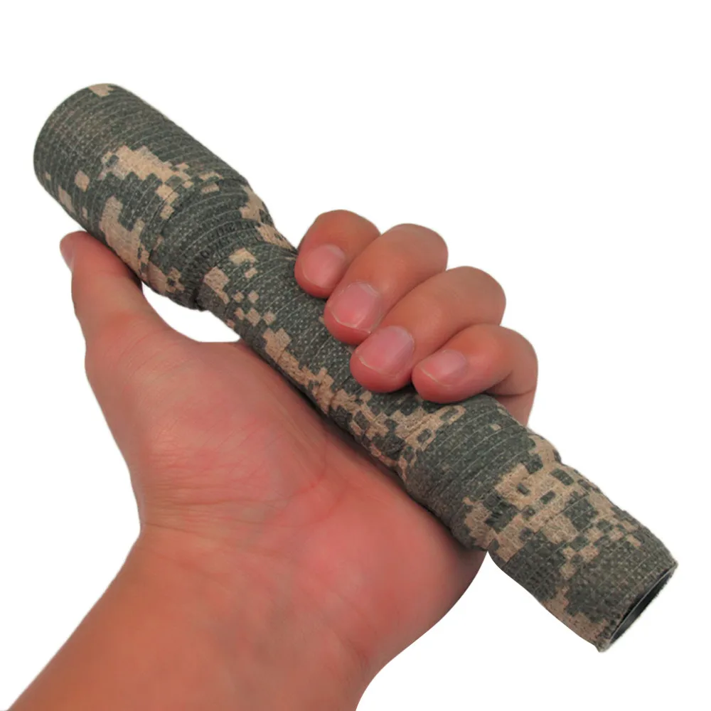 New 1 Roll Men Army Adhesive Camouflage Tape Stealth Wrap Outdoor Hunting drop shipping