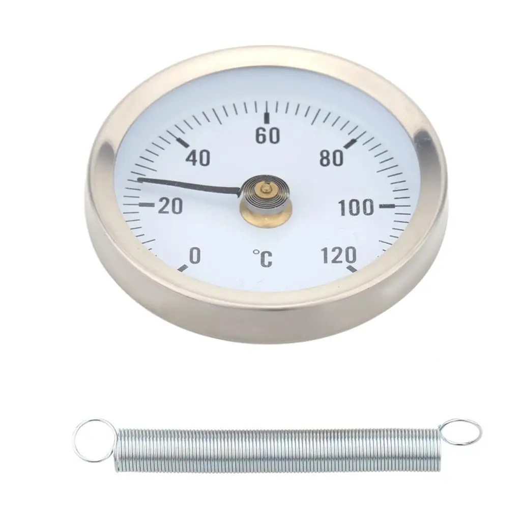 Acier inoxydable Cadran métallique Bi tuyau de surface thermomètre