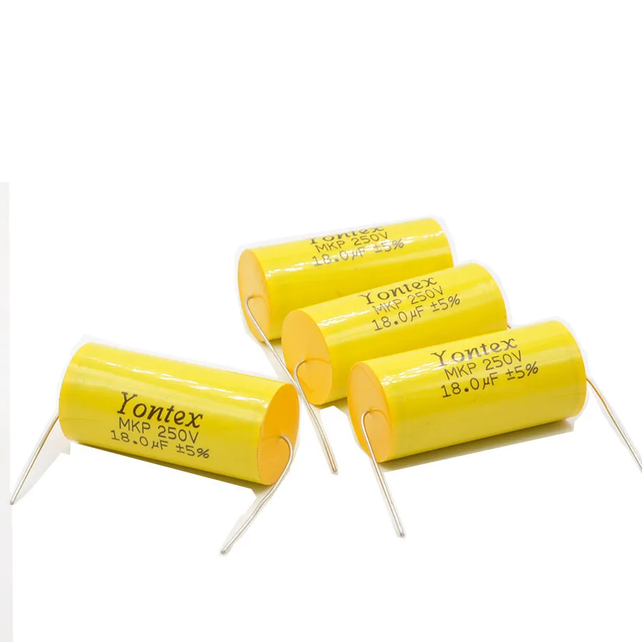 2pcs YONTEX 250V 0.68uF Audio Speaker Divider Crossover Non-Polarity Capacitor