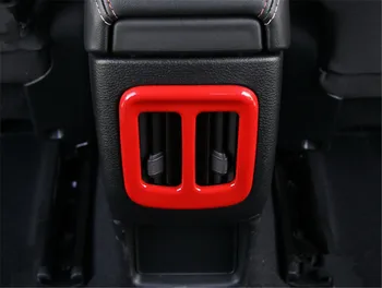 

ABS Chrome Car Interior Rear Air Vent Outlet cover trim for Jeep Compass 2017 2018