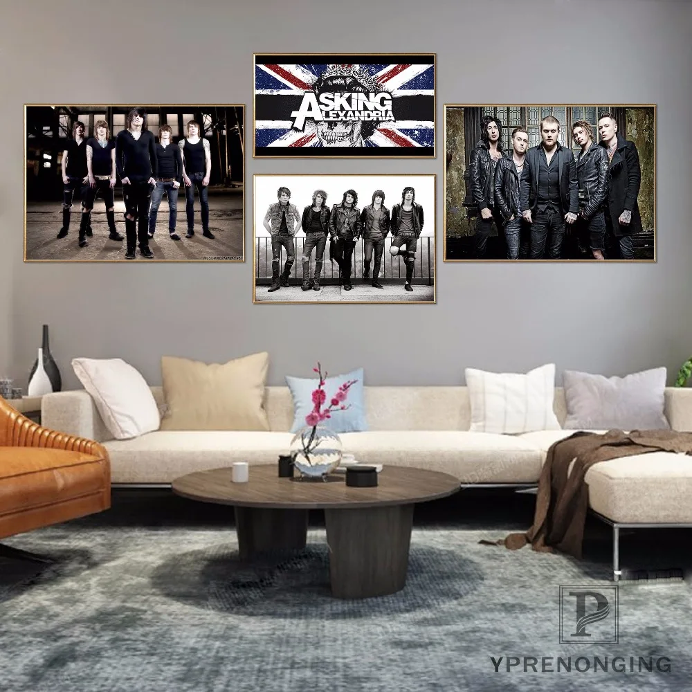 

Custom Asking Alexandria Poster Home Decor Canvas Printing Silk Fabric Print Wall Poster No Frame 180317@51