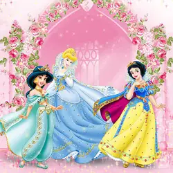 D SH мультфильм Diy алмазная живопись Принцесса Алмазная мозаика Алмазная вышивка крестиком домашний декор белый снег Полный Круглый Смола