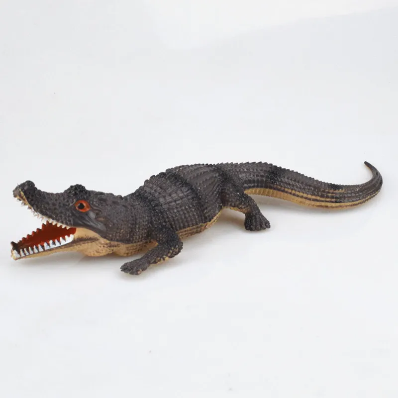 Simulation crocodile Rubber Toy Safari Garden Props Joke Prank Gift Novelty and Gag Playing Jokes Toys 30cm