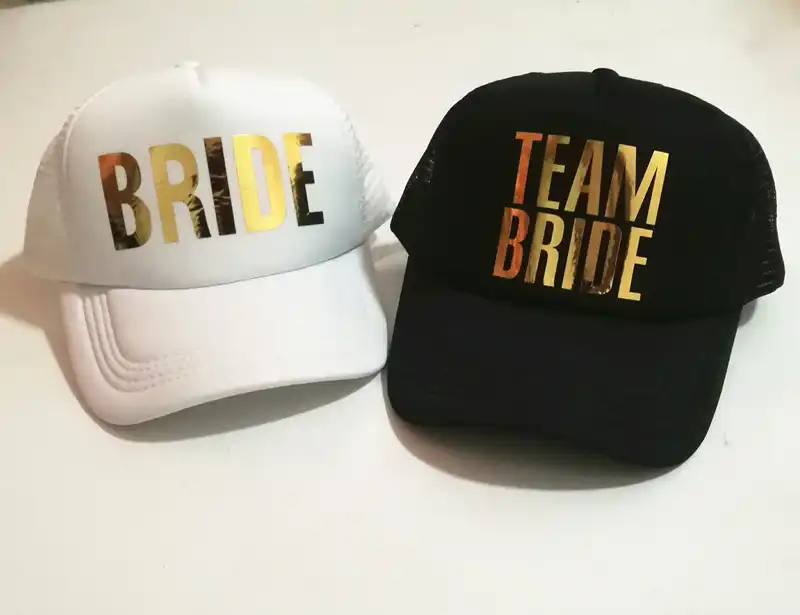 team bride hats