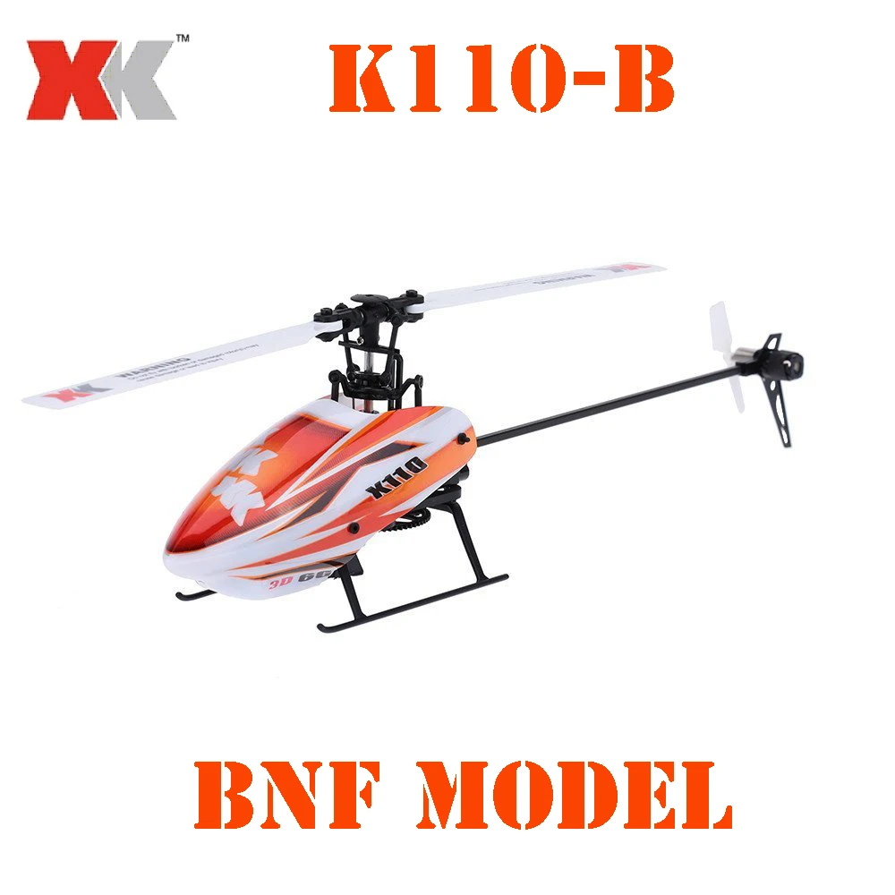 

BNF Model Original XK Blast K110-B 6CH 3D 6G System Brushless Motor BNF RC Helicopter