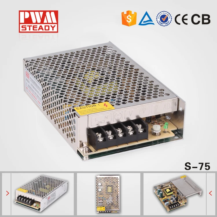 

(S-75-48) dc 48v constant voltage led power supply 75W 48v ac/dc electronic switching power supply
