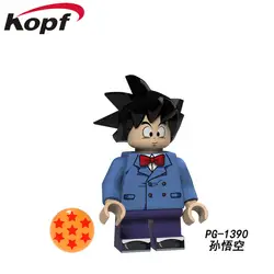 Singel Продажа Dragon Ball Z фигурки строительные блоки Сон Гоку пикколо даймао г-н сатана МАИ Саян модель игрушки для детей PG1390