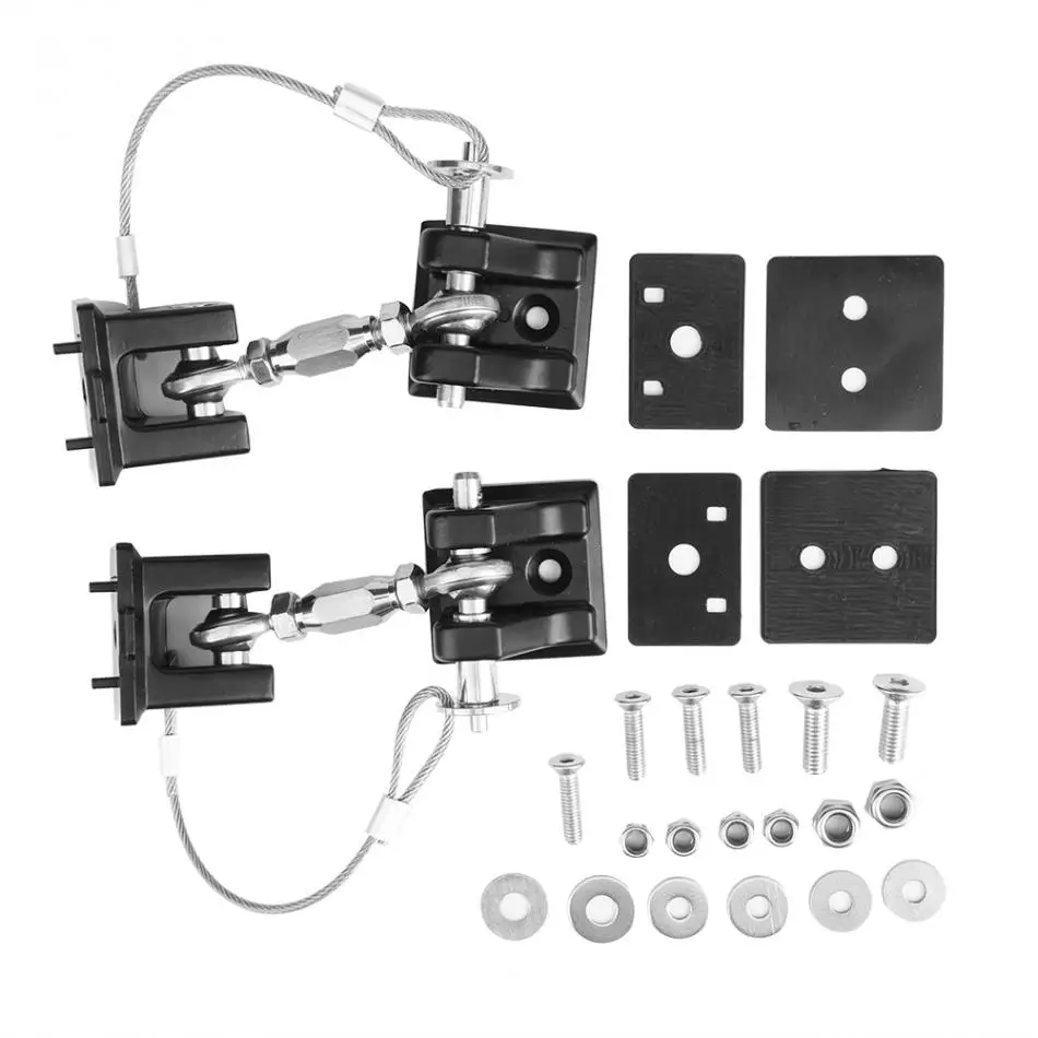 2 шт. Противоугонный капот замок-задвижка защелка капота замок комплект для Jeep Wrangler JK 2007- капот фиксирующие защелки