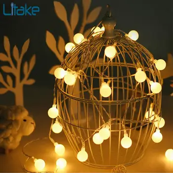 

Litake 5M 50 LED USB Ball Bulb String Lights with Remote Control Garden Home Party Wedding Bar Decoration String Lamp