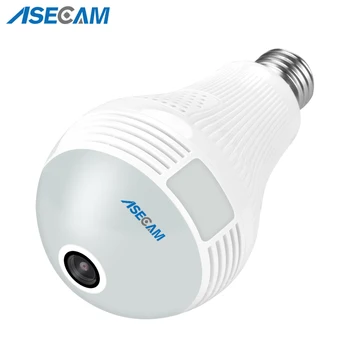 HD 1080P Bulb Light Wireless IP Camera Panoramic FishEye 360degrees CCTV 3D VR Camera Home Security WiFi Camera Xmeye 960p wireless panoramic ip 3d vr camera wifi bulb light camera fisheye camera 360 cctv camera home security surveillance cam