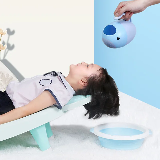 Baby Bath Toys Shampoo Rinse Cup Cartoon Washing Hair Tool for Children