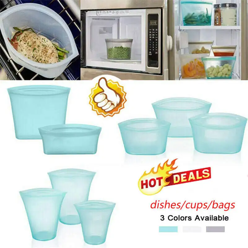 

Zip Lock Leakproof Containers-Completely Plastic-Free