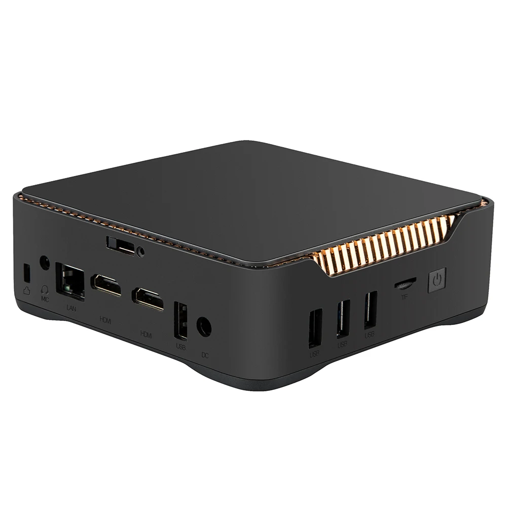 Мини-пакет ПК с Intel quad core J3455 микро-компьютер Daul HDMI до 2,3 ГГц Windows 10 4G DDR EMMC Mini PC