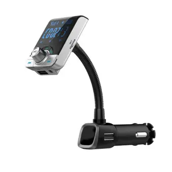 

BT68 Car BT4.0 Handsfree FM Transmitter AUX 3.5MM Audio MP3 Music Player LED Screen 5V 3.1A Dual USB Car Charger
