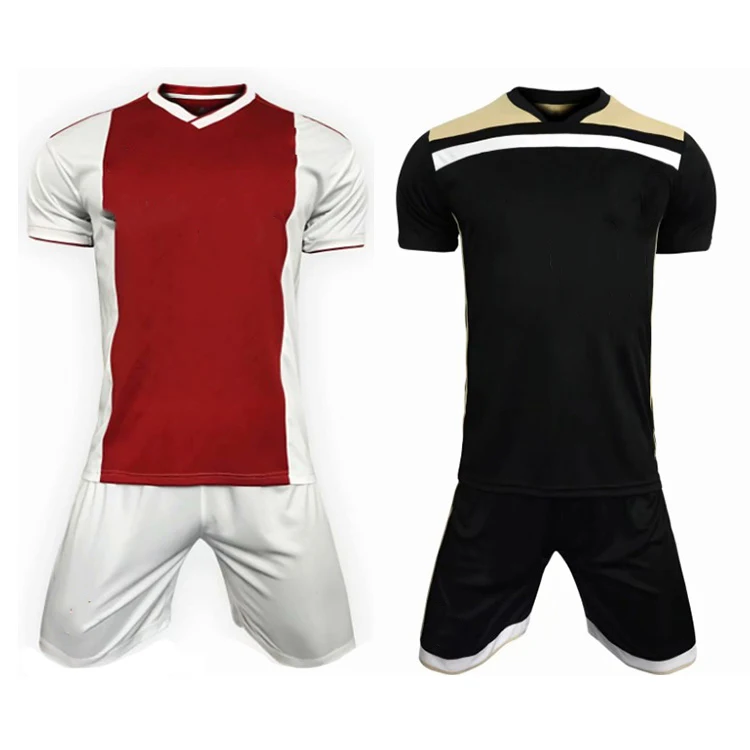 

2019 jersey quality sports men's T-shirt red and white gold black DIY name and number children's t-shirt