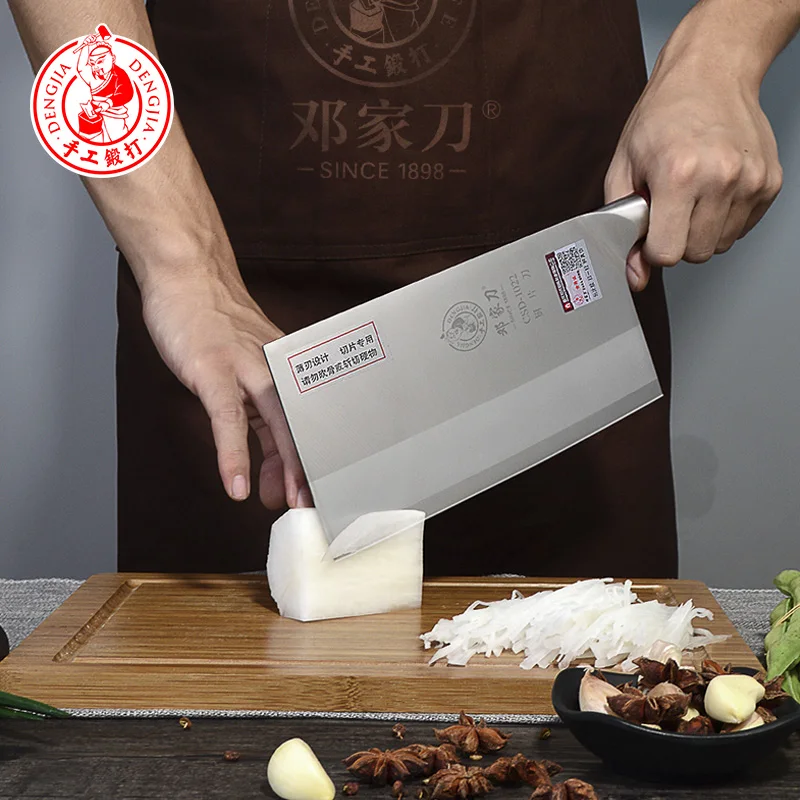 Нож DENG ручной работы кованый тяжелый нож шеф повара ультра острый кухонный из