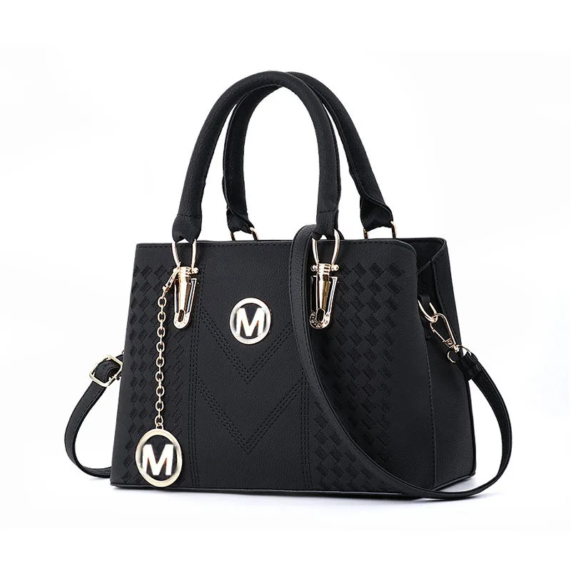 

Fashionable New Style Women's Bags 2019, PU Leather Messenger Bag, One-Shoulder Diagonal Embroidery Handbag