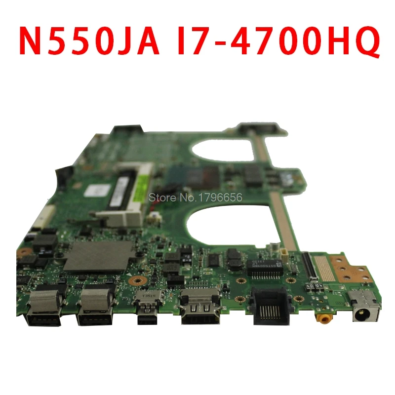 Для For Asus N550 N550JA N550JV процессор Материнская плата i7 4700HQ DDR3L 1600 MHz HD интегрированная