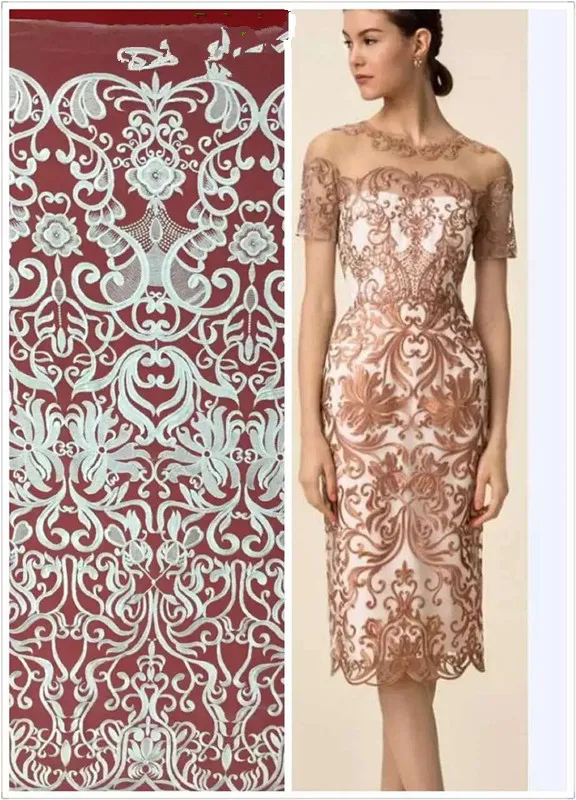 

Z-han71433 New Designs African French Lace Fabric High Quality Nigerian French Net Lace in white color