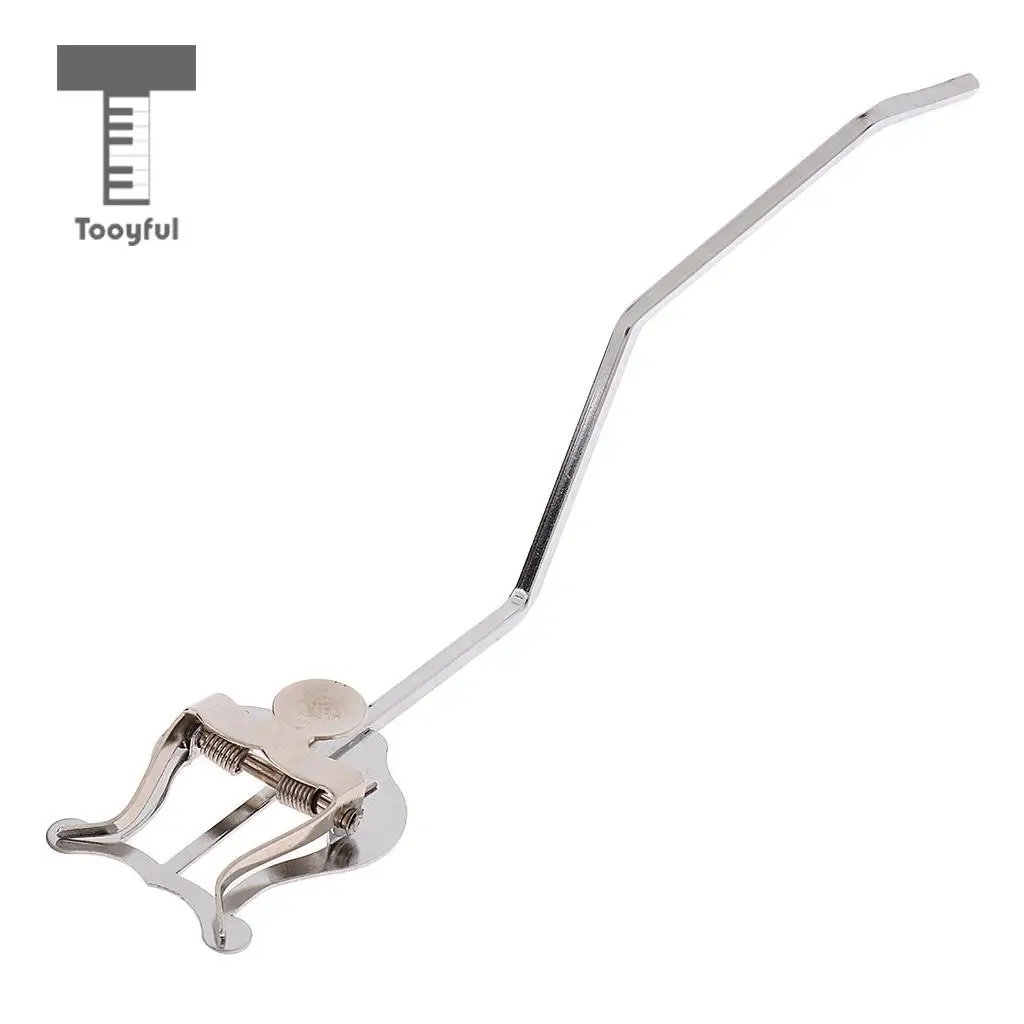 Tooyful Nickel-plated Trumpet Marching Clamp-on Lyre Sheet Music Stand Instrument Holder