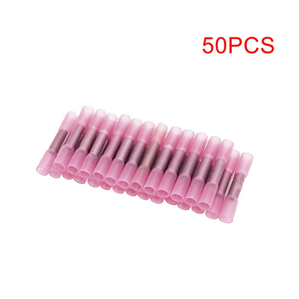 10/50 шт термоусадочные стыковые соединители изолированные водонепроницаемые клеммы морской медный провод электрические комплекты TB распродажа - Цвет: 50 PCS