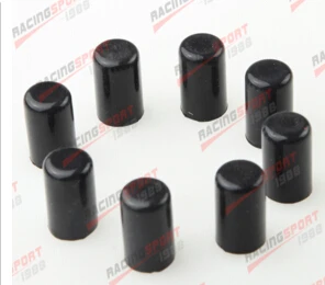 8PC 10mm 3/8" Silicone Blanking Cap Intake Vacuum Hose End Bung Plug Caps - Цвет: BLACK