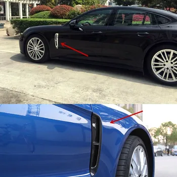 

Car Side Wing Fender Air Vents Outlet Frame Cover Trim For Porsche Panamera 2017 2018 Car Styling Auto Decoration