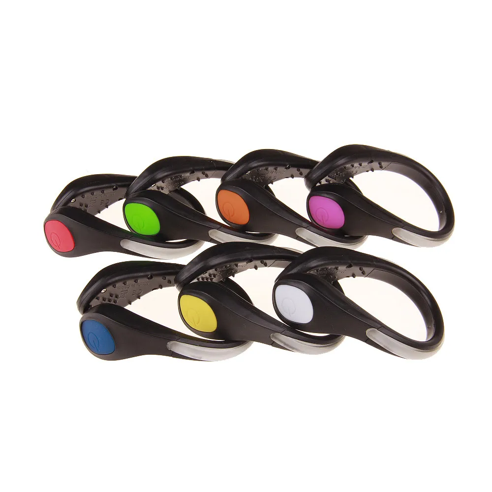 

Useful Outdoor Tool LED Luminous Shoe Clip Light Night Safety Warning LED Bright Flash Light For Running Cycling Bike Sale *20