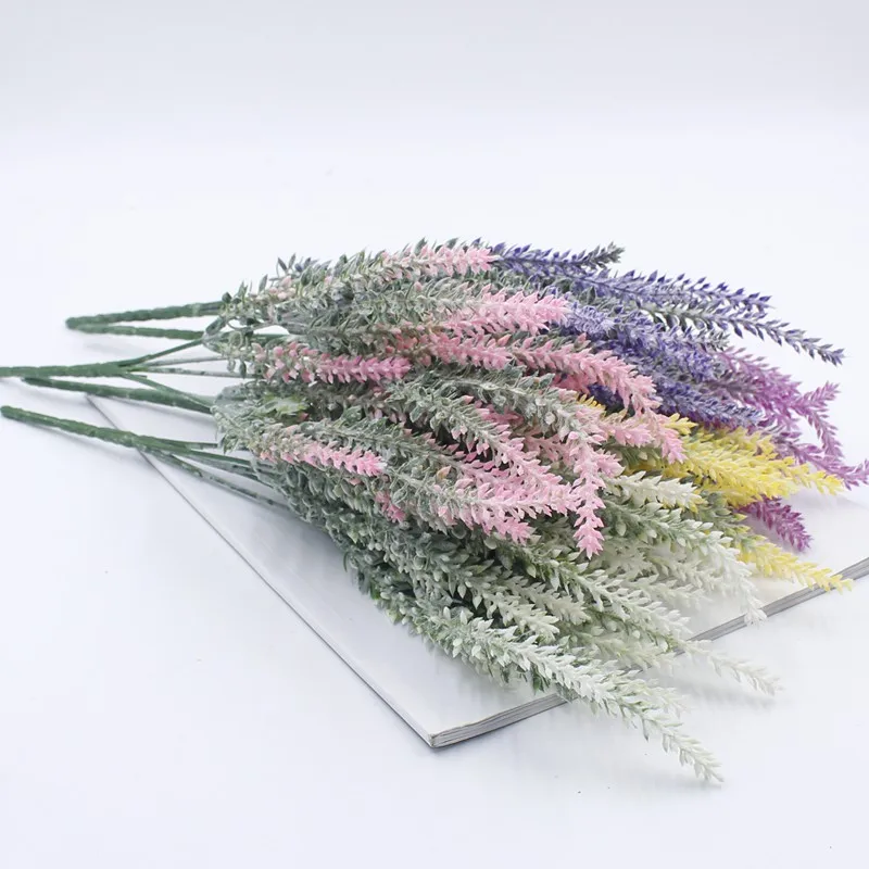 

Decoration with artificial flowers silk flower lavender flowers Provence decorative decorative grain Simulation of aquatic plant