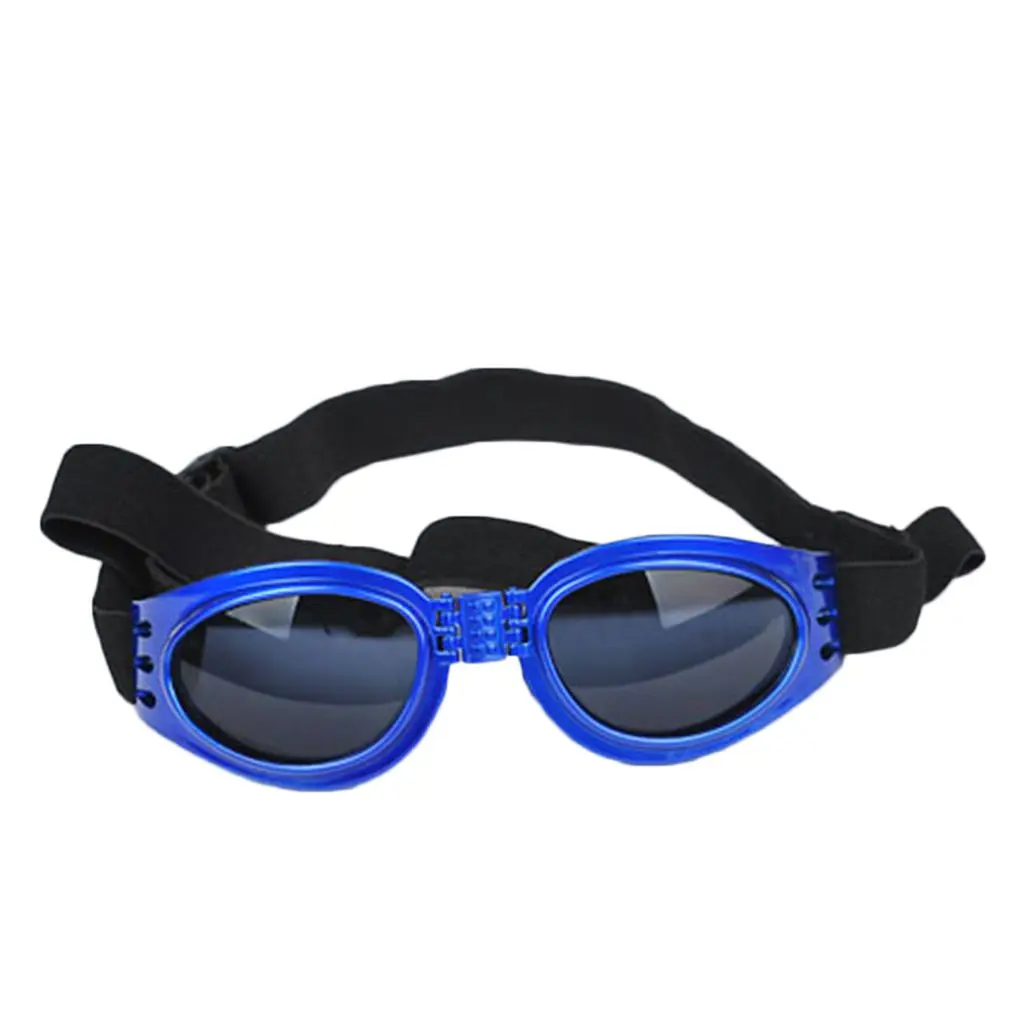 Супер крутые аксессуары для домашних животных складные собачьи УФ Защитные солнцезащитные очки линзы с регулируемым ремешком очки - Цвет: NO3