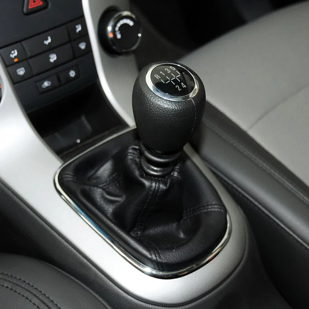 

Black 5 Speed Manual Transmission Gear Shift Knob For Chevrolet Chevy Cruze 2008-2014 Gear Head