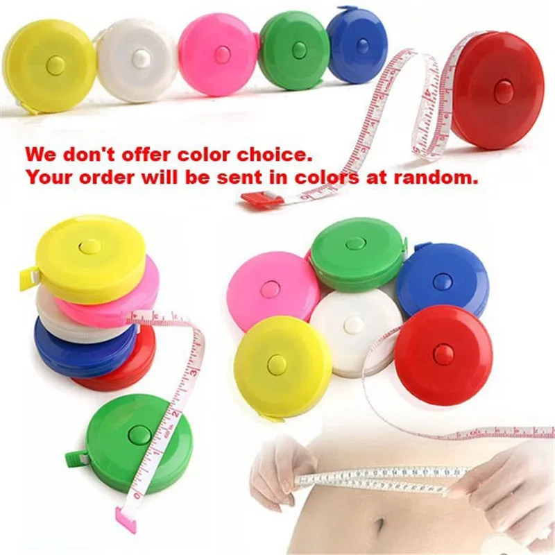 

150CM Roulette Measuring Tape Measure Retractable Colorful Ruler Centimeter Inch Children Height Ruler