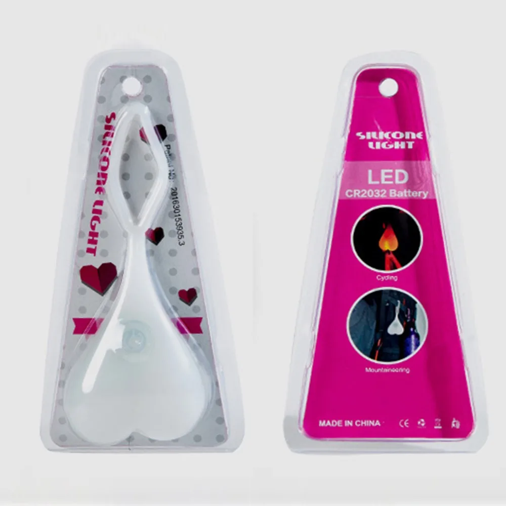 Cheap Hot Cycling Tail Silicone Light Creative Bike Waterproof Night Essential LED Red Warning Lights Bicycle Seat Back Egg Lamp 8